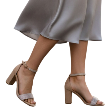 Sandale - Sandale elegante cu toc 916-6