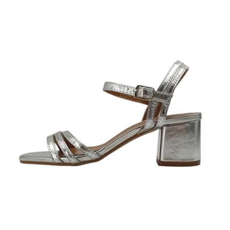 Sandale - Sandale elegante cu toc GL-46argintiu
