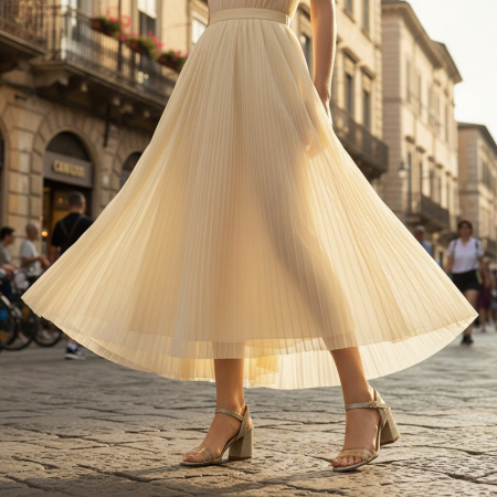 Sandale elegante cu toc GL44auriu [6]