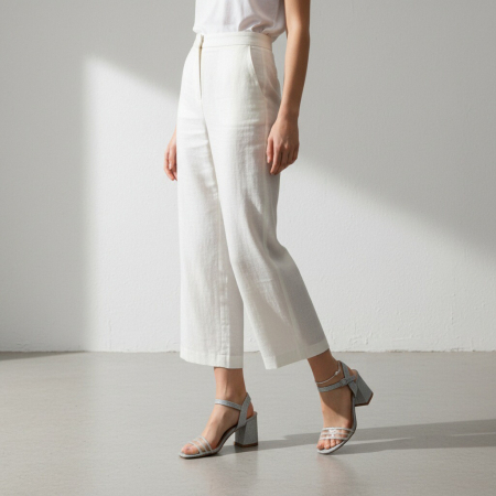 Sandale - Sandale elegante cu toc GL44argintiu