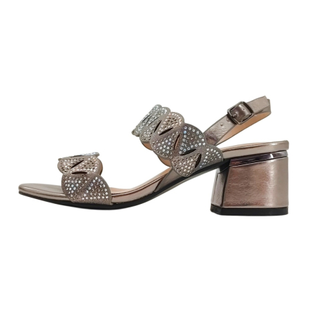 Sandale - Sandale elegante cu toc GL50pewter