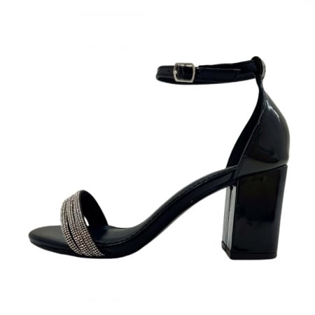 ÎNCĂLȚĂMINTE DAMĂ 39.99 - Sandale elegante cu toc L-60negru