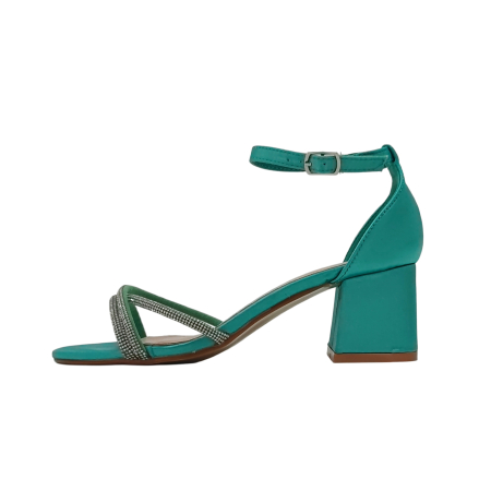 Damă - Sandale elegante cu toc L-66verde