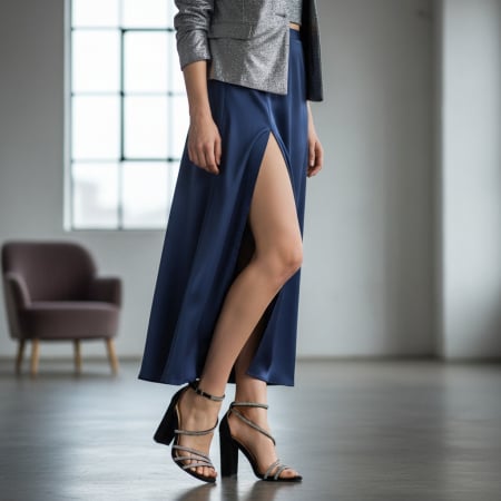Sandale - Sandale elegante cu toc NN136