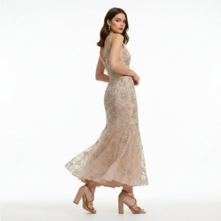 Sandale - Sandale elegante cu toc YH10-82