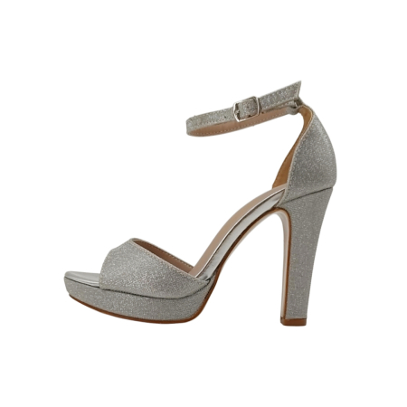 ÎNCĂLȚĂMINTE DAMĂ 49.99 - Sandale elegante cu toc X23-312argintiu