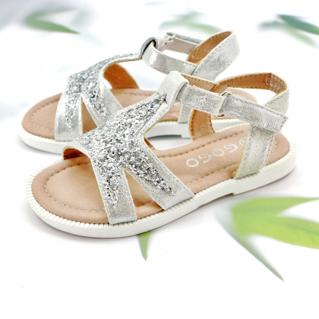 ÎNCĂLȚĂMINTE COPII 29.99 - Sandale G611.612silver