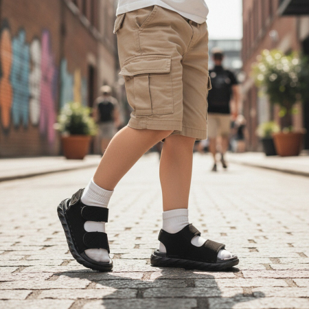 ÎNCĂLȚĂMINTE COPII 29.99 - Sandale usoare de vara XA-2537negru