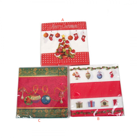 Articole pentru sărbători - Set 12 servetele de Craciun 521932