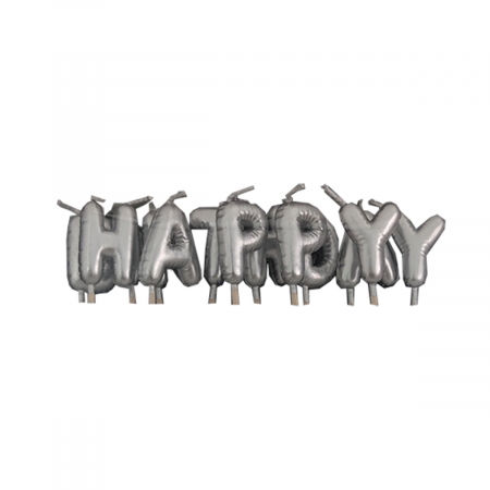 Lumânări tort - Set 13 lumanari aniversare pentru tort ' Happy Birthday ' 5 cm LZ2555
