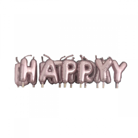 Articole party - Set 13 lumanari aniversare pentru tort ' Happy Birthday ' 5 cm LZ2558