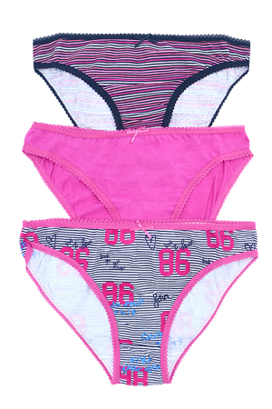 Chiloți clasici - Set 3 chiloti clasici din bumbac 31236-A