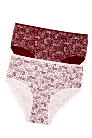 Chiloți clasici - Set 2 chiloti clasici din bumbac 53600-5