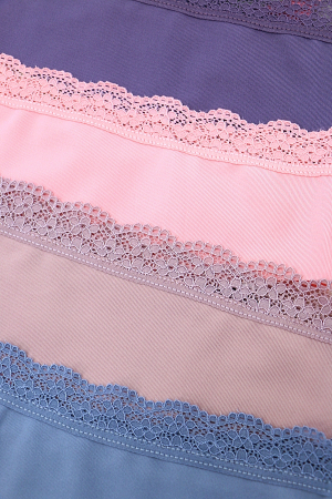 Chiloți tanga - Set 3 chiloti tanga cu garnituri dantela 1KT618