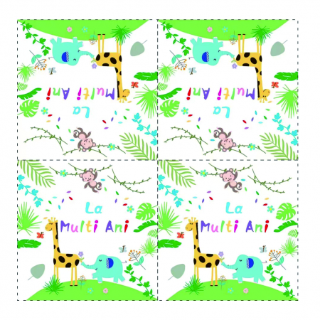 Tacâmuri - Set 20 servetele party cu 2 straturi 33 x 33 cm PZ3283