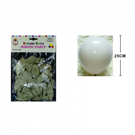 Articole party - Set 25 baloane din latex pentru petrecere 25 cm RJ1366