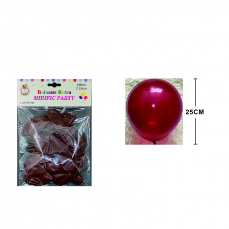 Baloane - Set 25 baloane din latex pentru petrecere 25 cm RJ1365