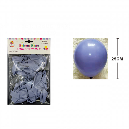 Baloane - Set 25 baloane din latex pentru petrecere 25 cm RJ1379