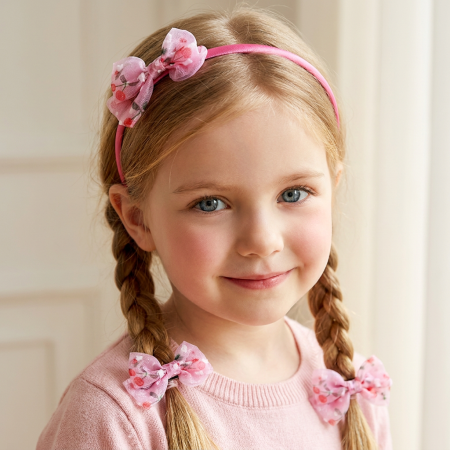 Produse pentru păr - Set 3 accesorii de par A2-3437-7Bfucsia