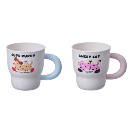 Set 2 cani pentru periutele de dinti 390 ml SHYE-7019 [13]