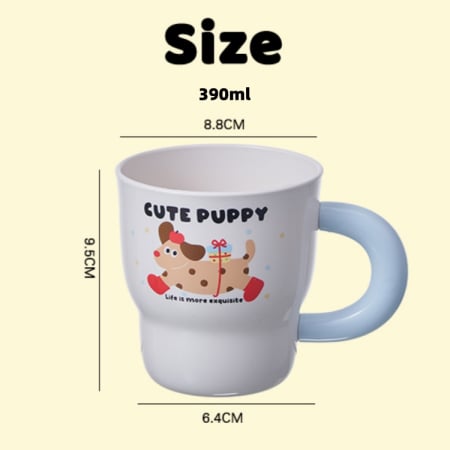 Suporturi și accesorii de baie - Set 2 cani pentru periutele de dinti 390 ml SHYE-7019
