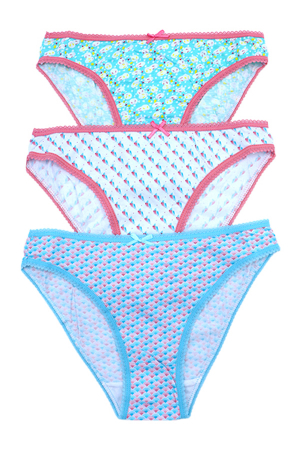 Chiloți clasici - Set 3 chiloti clasici din bumbac 31237-D