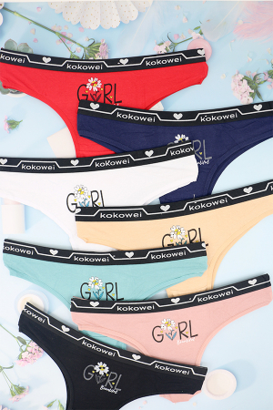 Chiloți brazilieni - Set 3 chiloti brazilieni din bumbac ADU-X2664