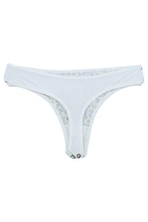 Chiloți tanga - Set 2 chiloti tanga din bumbac 1KT115