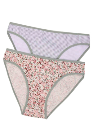 Chiloți clasici - Set 2 chiloti clasici din bumbac 38600-7