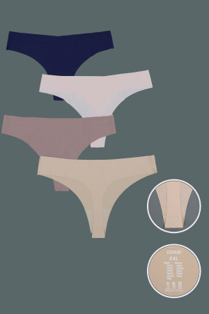 Chiloți tanga - Set 3 chiloti tanga fara cusaturi TANG-A4282