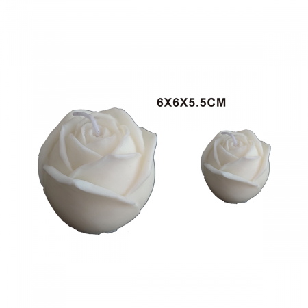 Lumânări - Lumanare decorativa in forma de petale de trandafir 6 x 6 cm LZ2694