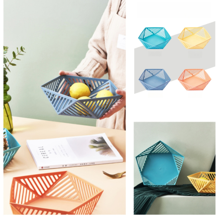 Accesorii și veselă - Set 4 cosuri decorative pentru fructe SHYE-6572