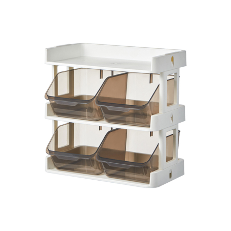 Raft organizator multifunctional cu 4 sertare transparente culisante SHYE-6445 [8]