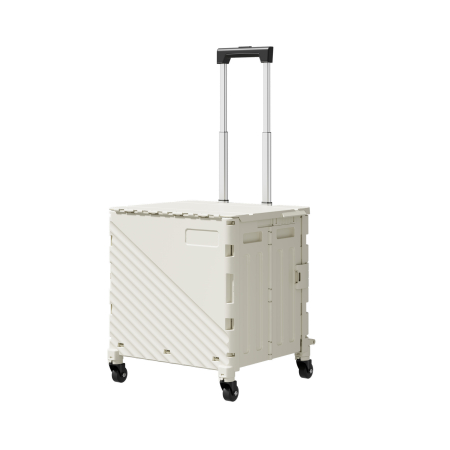Echipamente pentru transport și ridicat - Carucior de cumparaturi pliabil cu 4 roti rotative si maner telescopic SHYE-7089-B