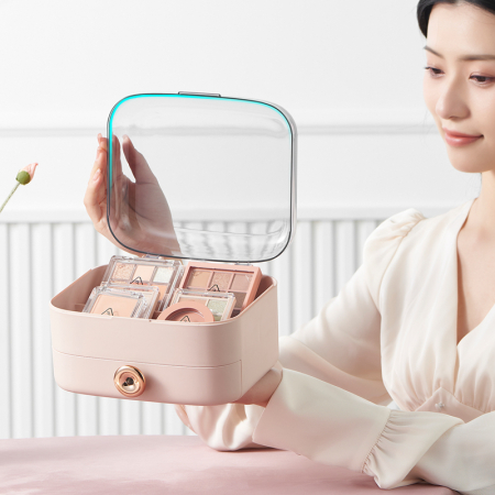 Cosmetice - Organizator cosmetice si bijuterii 2 piese SHYE-6662roz