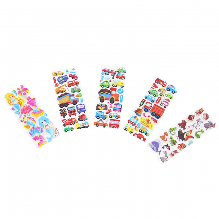 Jucării - Set 5 planse stickere decorative de perete AST006