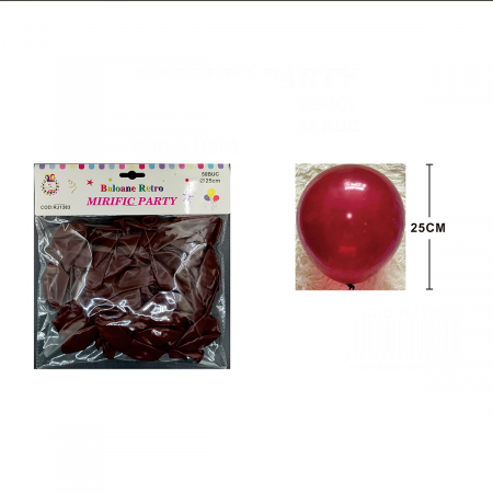 Articole party - Set 50 baloane din latex pentru petrecere 25 cm RJ1383