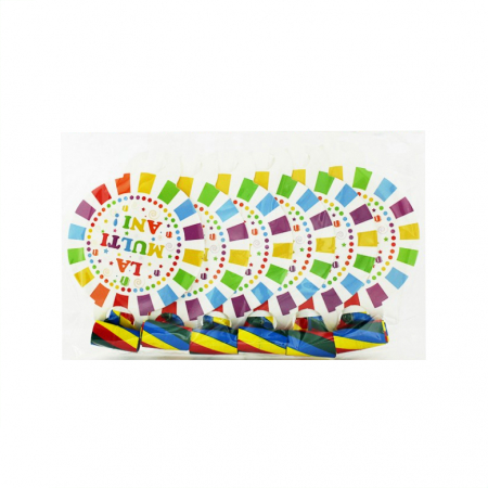 Accesorii party - Set 6 trompete " La multi ani " 038872