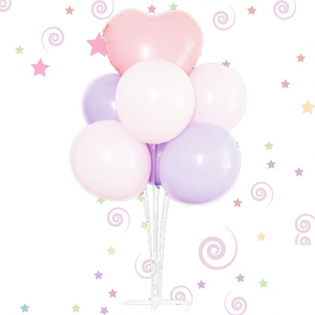 Articole party - Set 7 baloane aniversare cu suport 058697