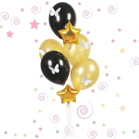 Articole party - Set 7 baloane aniversare cu suport 058654