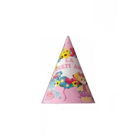 Accesorii party - Set 8 coifuri pentru petrecere ' La multi ani ' 21 x 13.5 PZ3134