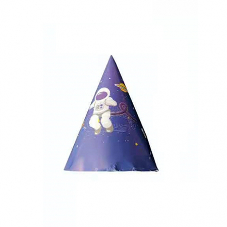 Accesorii party - Set 8 coifuri pentru petrecere ' Astronaut ' 21 x 13.5 cm PZ3132