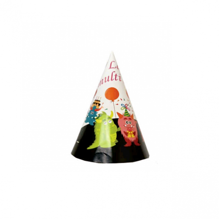 Accesorii party - Set 8 coifuri pentru petrecere ' La multi ani ' 21 x 13.5 cm PZ3721