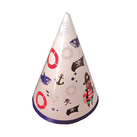 Articole party - Set 8 coifuri pentru petrecere ' Pirati ' 21 x 13.5 cm PZ3268