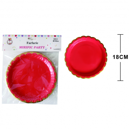 Tacâmuri - Set 8 farfurii pentru petrecere PZ3017