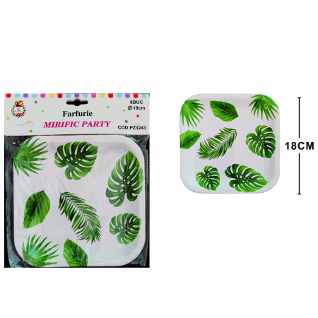 Tacâmuri - Set 8 farfurii pentru petrecere PZ3243