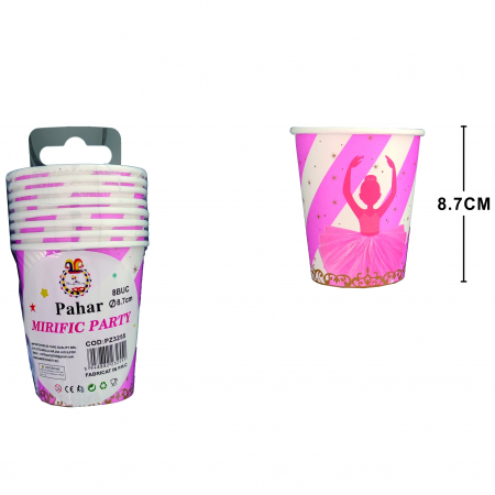 Tacâmuri - Set 8 pahare pentru petrecere PZ3255