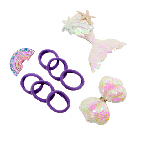 Produse pentru păr - Set 9 accesorii de par A2-3437-8alb