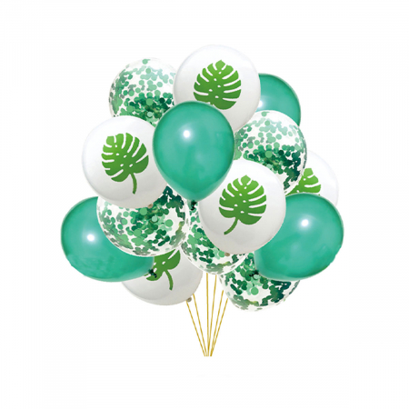 Articole party - Set aranjament 14 baloane latex cu confetti 30 cm TZ5217