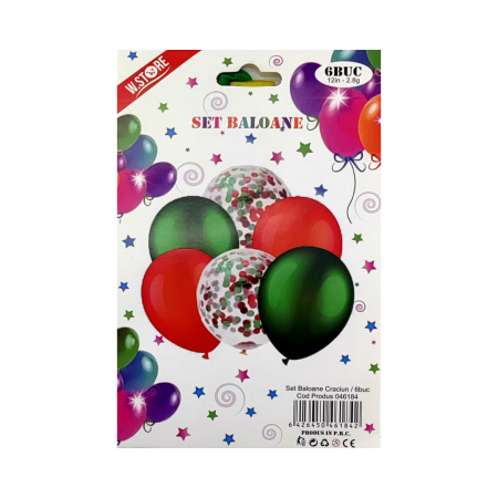 Articole party - Set aranjament 6 baloane pentru petrecere 046184